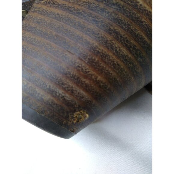 Sam Edelman WOMEN'S Size 7 US Tan Suede Louie Fringe Ankle Boots Stacked Heel - Picture 9 of 12